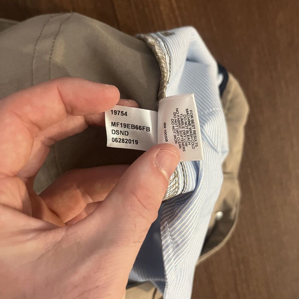 Peter Millar EB66 Performance Five-Pocket Pants Khaki Tan Mens 35x30 ME0EB66FB - Picture 4 of 5